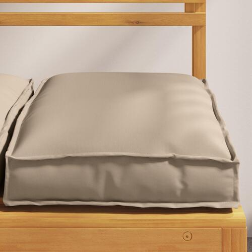 Pallet puder til siddepladser 6 stk Gråbrun 40x40x8 cm Oxford stof