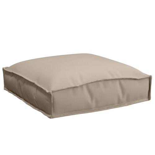 Pallet puder til siddepladser 6 stk Gråbrun 40x40x8 cm Oxford stof