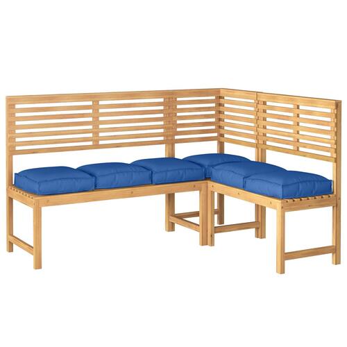 Puder til palle 6 stk. Kongeligt blå 40x40x8 cm Oxford stof