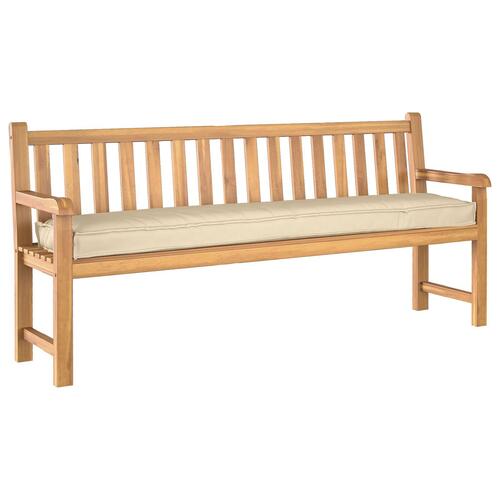 Udendørs Pude Sæt af 2 Beige Polyester 180 cm x 40 cm