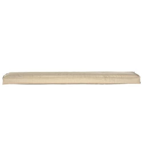 Udendørs Pude Sæt af 2 Beige Polyester 180 cm x 40 cm