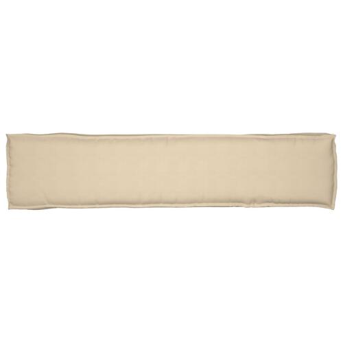 Udendørs Pude Sæt af 2 Beige Polyester 180 cm x 40 cm