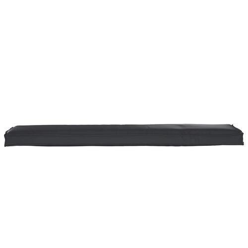 Udendørs Pude Sæt af 2 Sort Polyester 40 x 180 cm Puder