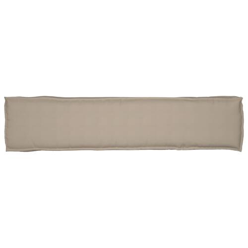 Udendørs Pude Sæt af 2 Taupe Polyester Stor Puder Rektangulær
