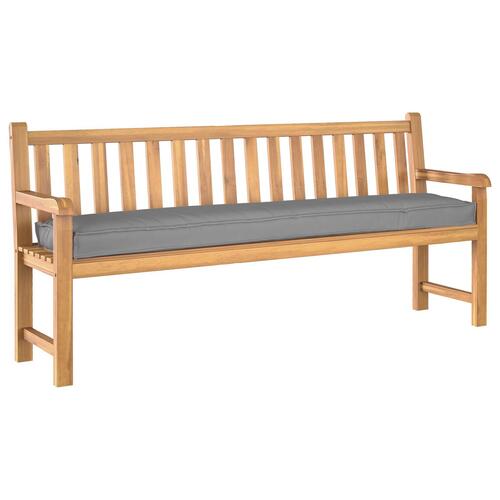Pallet Puder til Bænk 2 stk Grå 200x40x8 cm Oxford Stof