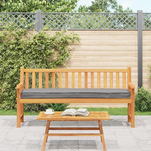 Pallet Puder til Bænk 2 stk Grå 200x40x8 cm Oxford Stof