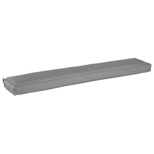 Pallet Puder til Bænk 2 stk Grå 200x40x8 cm Oxford Stof