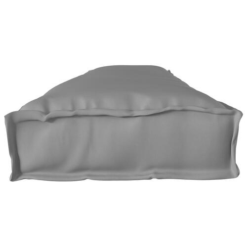 Pallet Puder til Bænk 2 stk Grå 200x40x8 cm Oxford Stof