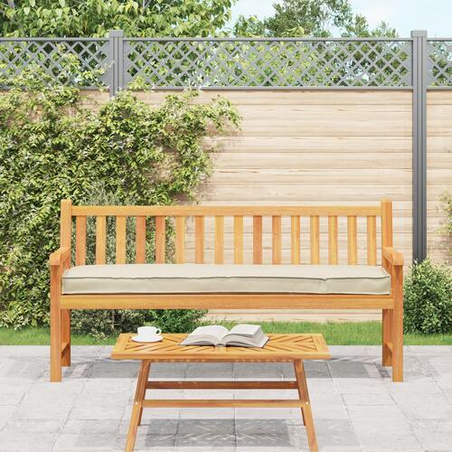 Pallepuder til Bænken 2 stk Creme 200x40x8 cm Oxford Stof