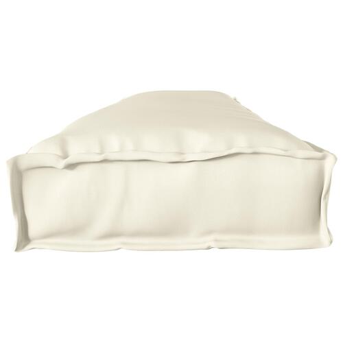 Pallepuder til Bænken 2 stk Creme 200x40x8 cm Oxford Stof