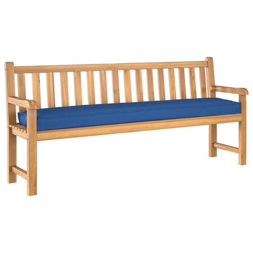 Pallepuder til bænk 2 stk Kongeblå 200x40x8 cm Oxford stof
