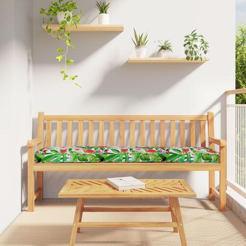Pallepuder til Bænk 2 stk Tropisk Jungle 200x40x8 cm Oxford stof