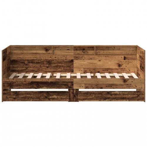 Dagbed med skuffe Genbrugstræ Konstrueret træ 75 x 190 cm Holdbar