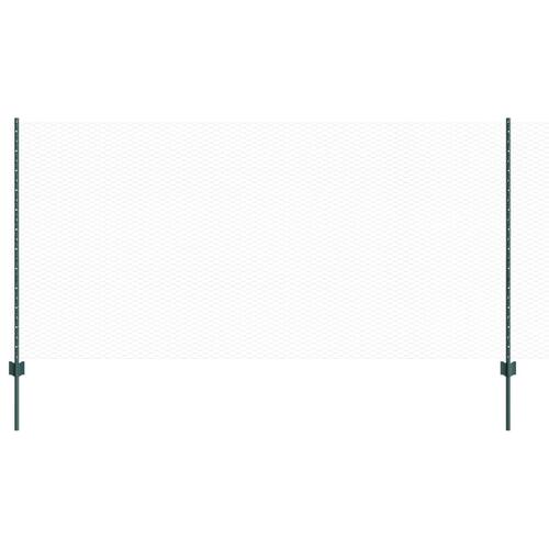 Metal Havehegn Sæt 2 Stk Grøn Metal 25 x 1.2 meter Holdbart