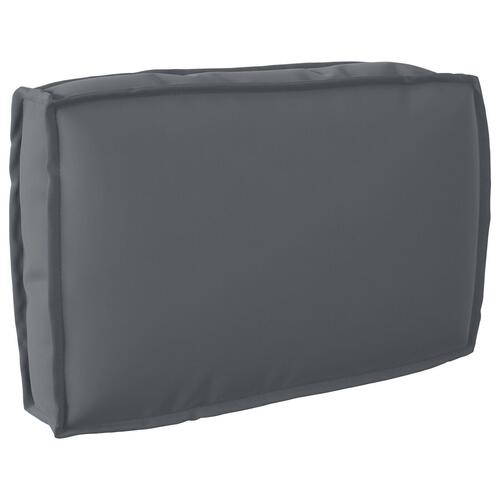 Pallepude til Rygstøtte Antracitgrå 60x40x12 cm
