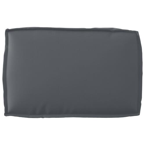 Pallepude til Rygstøtte Antracitgrå 60x40x12 cm