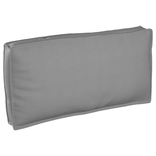 Pallepude til Sidde/Ryg Grå 120x60x12 cm Oxford Stof