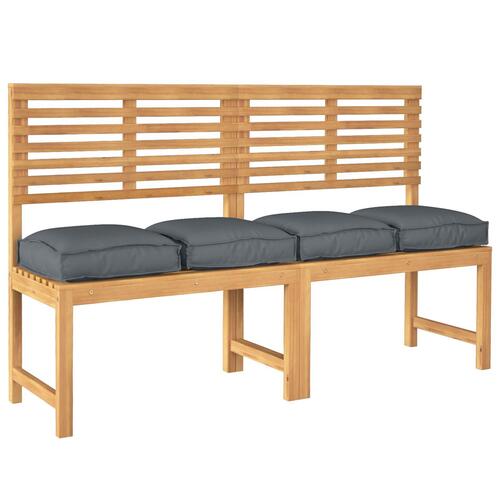 Pallepuder til Sæde 4 stk Antracit 40x40x8 cm Oxford Stof