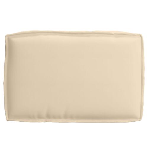 Pallepude til Sæde Beige 60x40x8 cm Oxford Stof