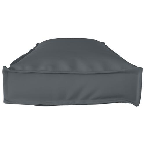 Pallepude til bænk Antracit 120x40x8 cm Oxford stof