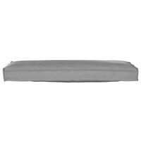 Pallepude til Bænk Grå 120x40x8 cm Oxford Stof