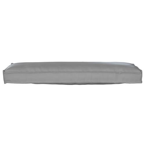 Pallepude til Bænk Grå 120x40x8 cm Oxford Stof