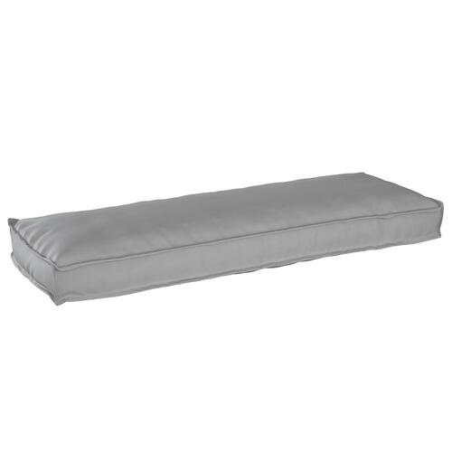 Pallepude til Bænk Grå 120x40x8 cm Oxford Stof