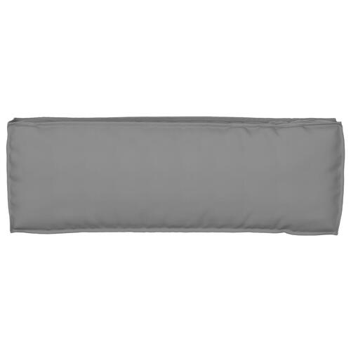 Pallepude til Bænk Grå 120x40x8 cm Oxford Stof