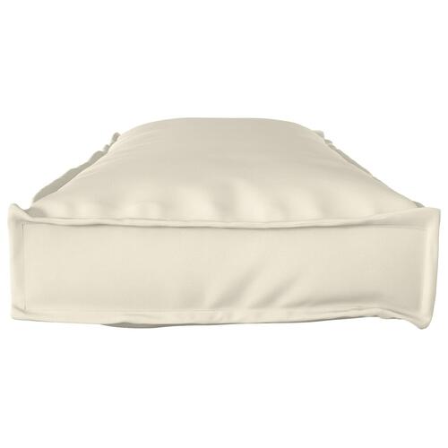 Pallepude til Bænk Creme 120x40x8 cm Oxford Stof