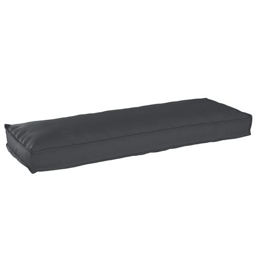 Pallepude til Bænk Sort 120x40x8 cm Oxford Stof