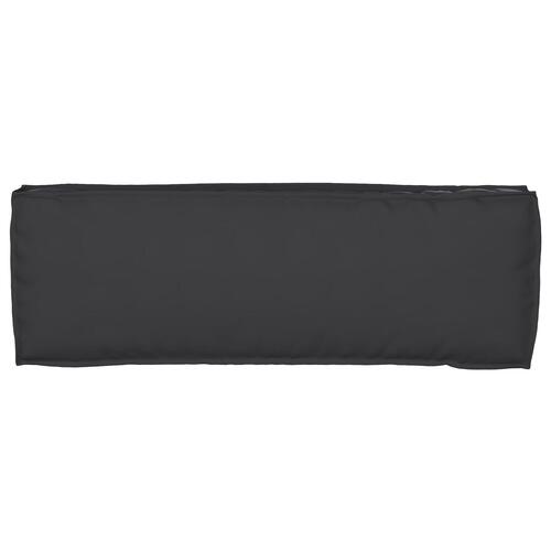 Pallepude til Bænk Sort 120x40x8 cm Oxford Stof