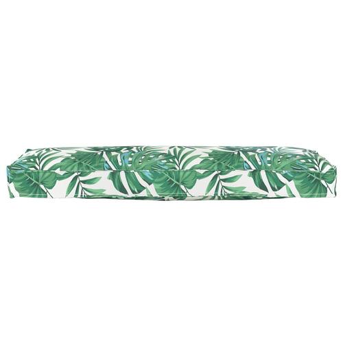 Pallepude til bænke blad design 120x40x8 cm Oxford stof