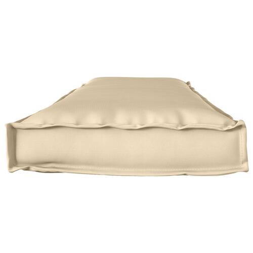 Udendørspude Beige Polyester 40 x 140 cm Aftagelige Betræk