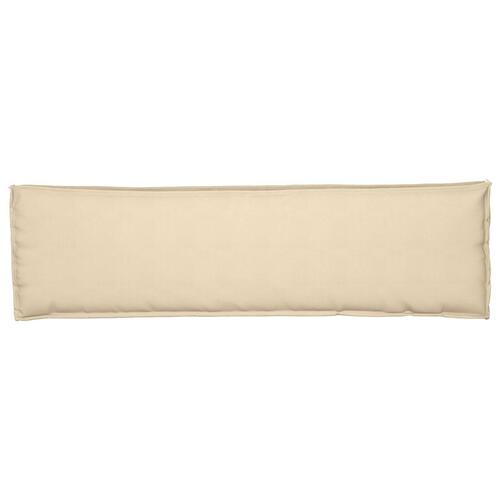 Udendørspude Beige Polyester 40 x 140 cm Aftagelige Betræk