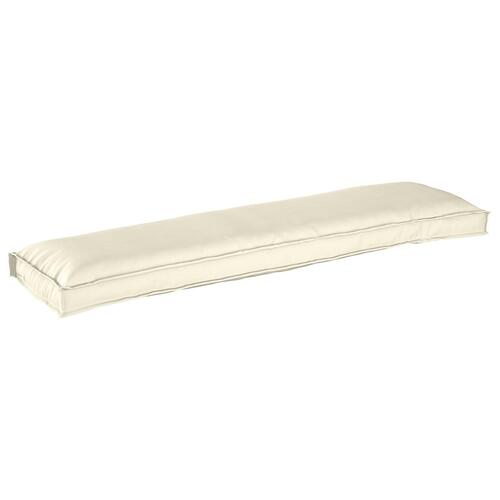 Udendørspude Cremefarvet Polyester 40 cm x 150 cm x 7 cm