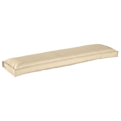 Udendørspude Beige Polyester Standard Udendørspude Rektangulær