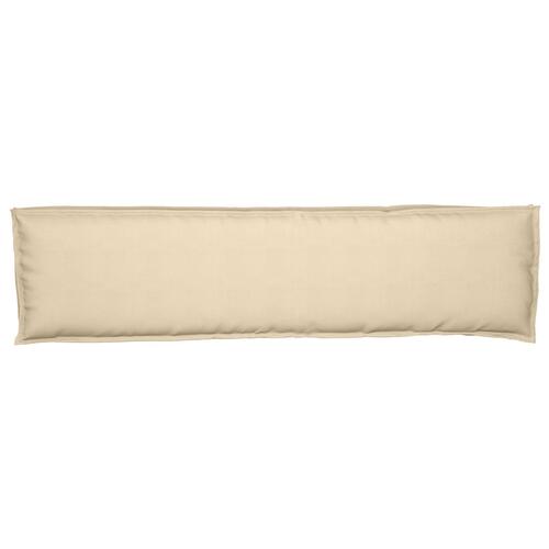 Udendørspude Beige Polyester Standard Udendørspude Rektangulær