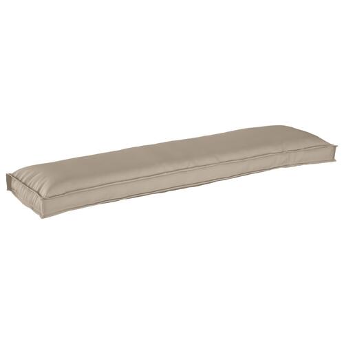 Udendørspude Gråbrun 100% polyester 150 cm x 40 cm Pude