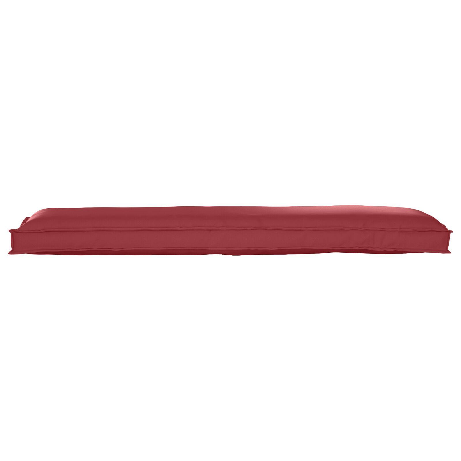 Udendørs Pude Bordeaux Polyester 150cm x 40cm x 7cm Bænkepude