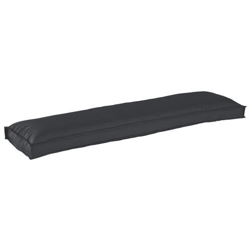 Pallet Puder Sæt af 2 Sort Stof 150 x 40 x 8 cm