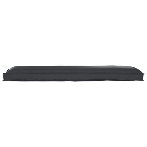 Pallet Puder Sæt af 2 Sort Stof 150 x 40 x 8 cm