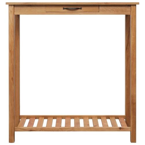 Barbord 100 x 40 x 110 cm massivt egetræ