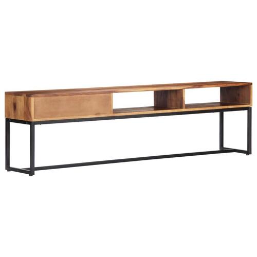 Tv-skab 160x30x45 cm massivt akacietræ