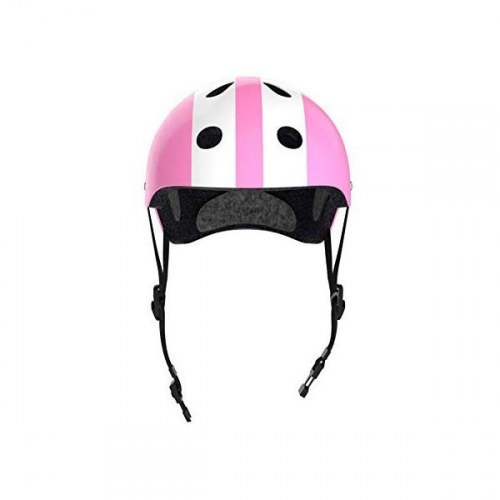 Moltó børnecykelhjelm - pink/hvid, 48-53 cm