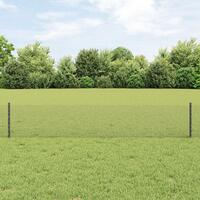 Welded Wire Fence med 44 U Posts Grå 0,4x100 m Stål