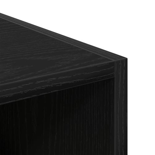 Sort Egetræ Garderobe - 30x50x200 cm, Lavet af konstrueret træ