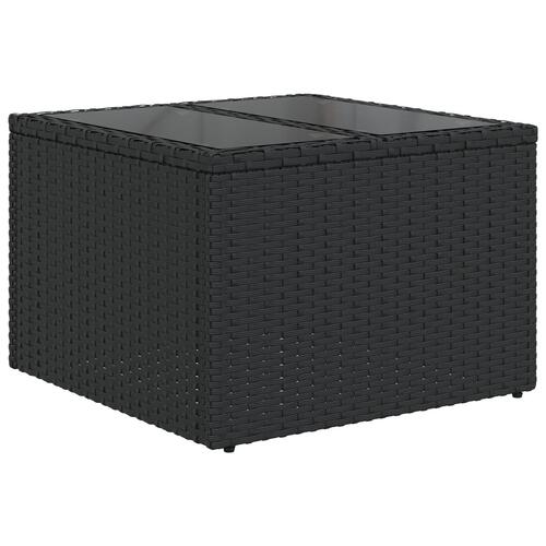 5 Stykke Have Sofa Sæt med Puder Beige Poly Rattan
