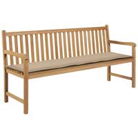 Hynde til havebænk 180x50x3 cm oxfordstof beige