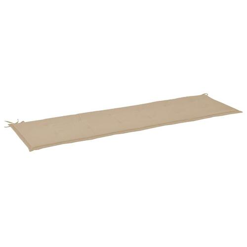 Hynde til havebænk 180x50x3 cm oxfordstof beige (OUTLET A)
