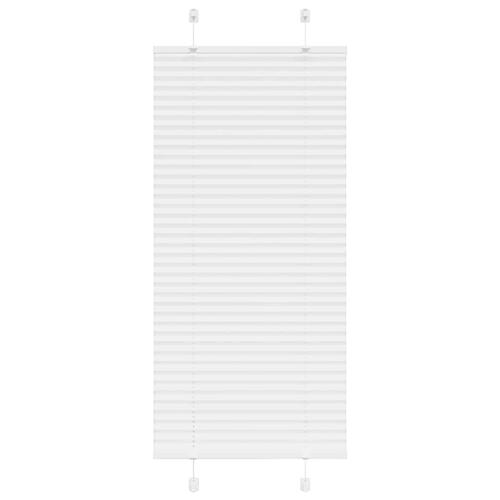 Plisségardin Hvid 60x100 cm Stofbredde 59,4 cm Polyester (OUTLET A)